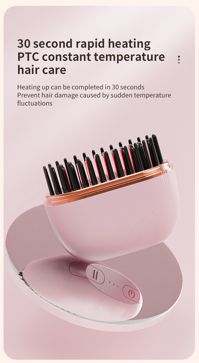 Wireless heated Straightening Comb